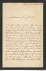 Nachlass Franz Steindachner, Brief von Hermann Danner an Franz Steindachner (21.10.1890), Inv.Nr. 93.04, Seite 1